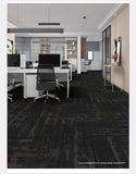 Carpet tiles black plank mercura-P malaysia