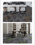 Carpet tiles orange green Phantom Series