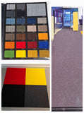 Color options available for Baroque carpet tiles in Malaysia
