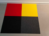 Carpet tiles yellow red black grey Malaysia supply