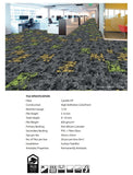 Primary backing: non-woven ; Secondary backing:Pvc + fiber glass backing carpet tiles Malaysia