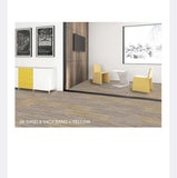 Urban Series Plank Carpet Tiles in Sand & Yellow – Elegant carpet tile design with durable backing, ideal for home and office spaces.