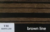(16 COLOURS) INDOOR WOODEN BLIND (DECORATIVE TAPE) - 50MM