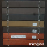 (5 COLOURS)OUTDOOR WOODEN BLIND-CPW 260(1" - WIRE)