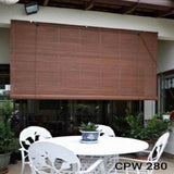 (5 COLOURS)OUTDOOR WOODEN BLIND -1/2" CPW280 SERIES