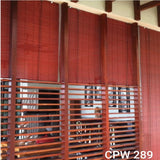 (5 COLOURS)OUTDOOR WOODEN BLIND - CPW289 (10MM ROUND)