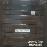 OUTDOOR WOODEN BLIND - CPW990(TEAK BROWN/PAINT)