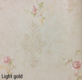 ( 3 COLOURS ) WALLPAPER - FLORA FLOWER SERIES