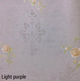 ( 3 COLOURS ) WALLPAPER - FLORA FLOWER SERIES