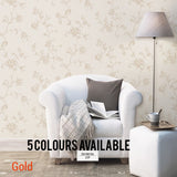 (Malaysia) Wallpaper Luxury-flower series Home Wall Decor