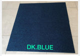 Carpet tiles dark blue plain office Malaysia supply and install