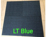 Carpet tiles light blue plain office Malaysia supply and install