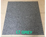 Carpet tiles light grey plain office Malaysia supply and install