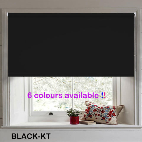 MALAYSIA | (6 Colours) Roller blind-Blackout KT  BLACK  WINDOW BLIND BUY ONLINE