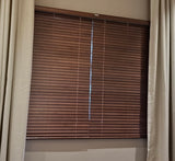 35mm Natural Wood Indoor Wooden Blind Malaysia supply and install