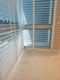 35mm white indoor wooden blind by Bosita Decor 