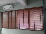 35mm wooden blind decorative tape installation services 