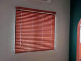 50mm natural indoor wooden blind installation in selangor and Kuala Lumpur