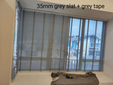 Grey indoor wooden blind malaysia