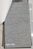 Aylo Series light grey textured blackout roller blind fabric for home and office window coverings. Roller blinds supply and delivery throughout Malaysia, with installation services in Kuala Lumpur and Selangor by Bosita Decor.