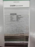 Zebra blinds semi-blackout warna Ivory, Grey,Charcoal,green,white,beige,brown,mocha,sesuai untuk bilik & pejabat
