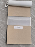 Beige Blackout Roller Blinds BL46-02 Textured Fabric Sample for Bedroom and Living Room Windows, Roller Blinds Supplier in KL and Selangor Malaysia