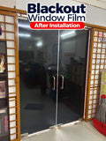 Blackout Window Film Glass Door Supply & Install Malaysia by Bosita Decor