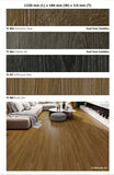 Brown and grey wood-look vinyl tiles flooring Malaysia