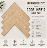 Dune Oak Herringbone SPC flooring HB512