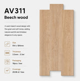 Gorgeous vinyl click flooring AV311 Beech Wood in Malaysia