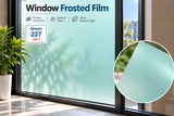 Green 227 frosted window film for privacy and natural light