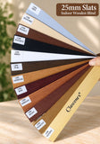 25mm slats indoor wooden blind