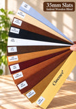 35mm slats indoor wooden blind