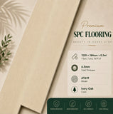 Ivory Oak SPC flooring AT619