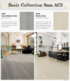 Robina 0135 to 0146 grey laminate flooring designs in Malaysia
