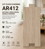 4.5mm LVT click flooring AR412 Natural Oak