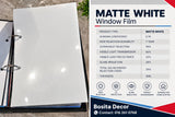 Matte White Window Film Malaysia by Bosita Decor
