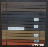 Outdoor Wooden Blinds Malaysia 280 Series in Teak, Acacia, Walnut, Chestnut and Cherry