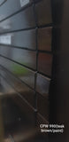 Outdoor Wooden Blinds 990 Series in teak Brown paint finish