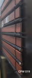 Outdoor Wooden Blinds CPW019 showing wooden slat thickness and side detail