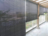 Outdoor wooden blinds supply and installation by Bosita Decor in Malaysia