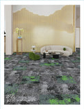  Green and grey pattern carpet Tiles Malaysia 