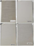 Shantung blackout roller blinds fabric colour samples from Bosita Decor, supplying roller blinds in Kuala Lumpur and Selangor