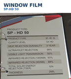 SP-HD 50 Medium Light Grey Window Tint Film Malaysia Supplier 