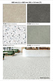 Stone cement vinyl square tile flooring Malaysia