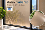 Tea Brown 229 frosted window film for privacy and natural light