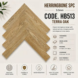 Terra Oak Herringbone SPC flooring HB513