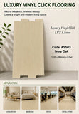 5.5mm vinyl click flooring AS503 Ivory Oak