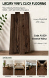5.5mm vinyl click flooring AS509 Chestnut Walnut