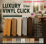 Vinyl click flooring 5.5mm supply and installation in Malaysia